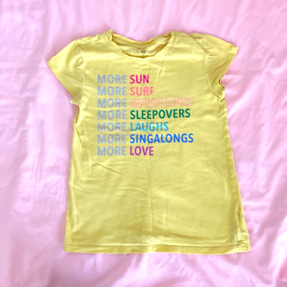 GAP yellow shirt